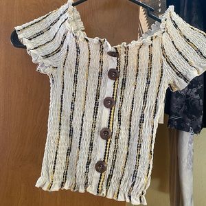 Small stretch crop top